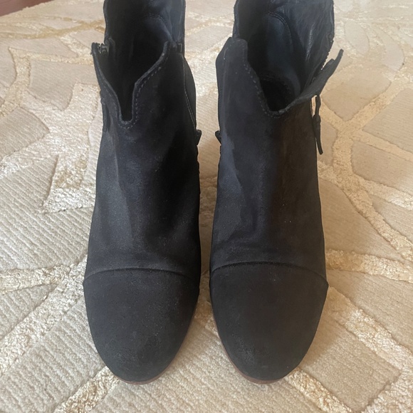 Black suede booties from rag and bone - Picture 2 of 8